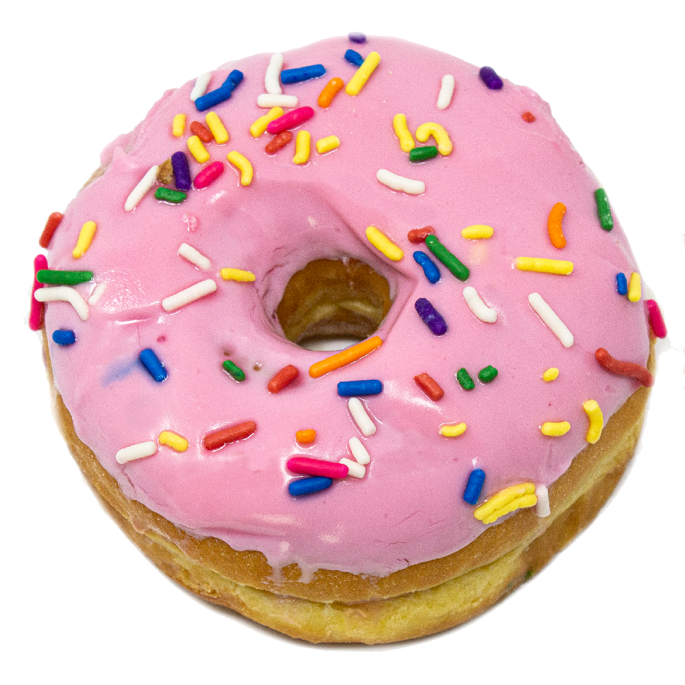 Pink Sprinkle Donut