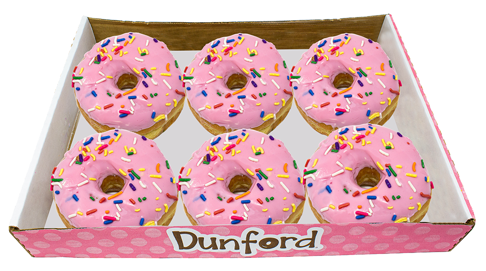 Dunford Pink Sprinkle Donuts